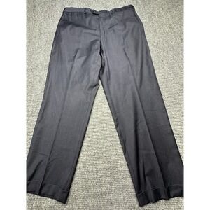 Ermenegildo Zegna Pants Mens 40R Blue Wool Dress‎ Trousers Formal Classic Italy